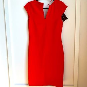 Zara Red Sheath Dress